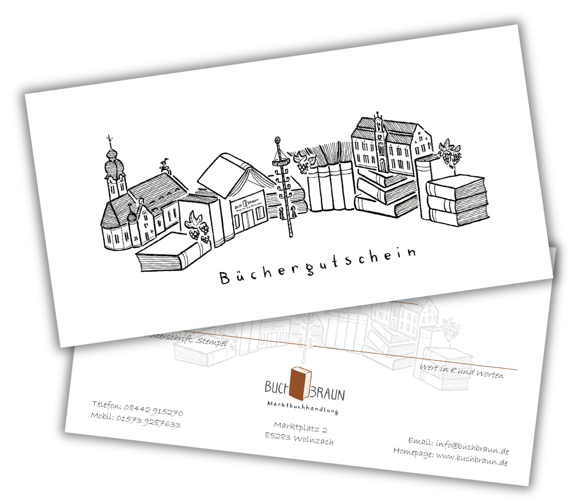 Gutschein Buch Braun