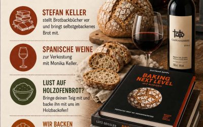 Brot, Bücher und spanische Weine am 25. September 2026 ab 18.00 Uhr